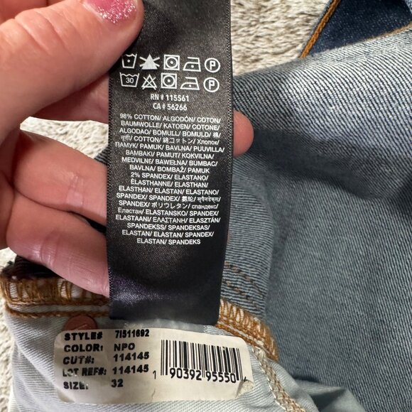 7 For All Mankind Men's Jeans Slimmy Sz 32 - Picture 8 of 14